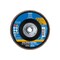 Pferd 5" x 5/8-11 Thd. POLIFAN Flap Disc - Z PSF EXTRA STEELOX, Zirconia, 36 Grit, Flat 60492 - alternate 3